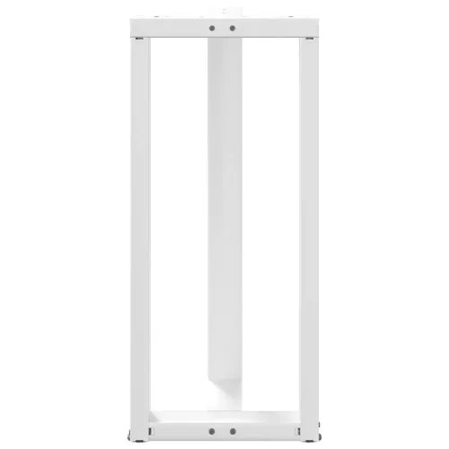  2 db T-alakú bárasztalláb, fehér, 40x35x(90-91) cm, acél
