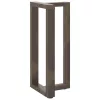  2 db fekete, T-alakú acél bárasztalláb 40x35x(90-91) cm