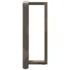  2 db fekete, T-alakú acél bárasztalláb 40x35x(90-91) cm