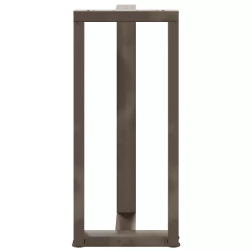  2 db fekete, T-alakú acél bárasztalláb 40x35x(90-91) cm