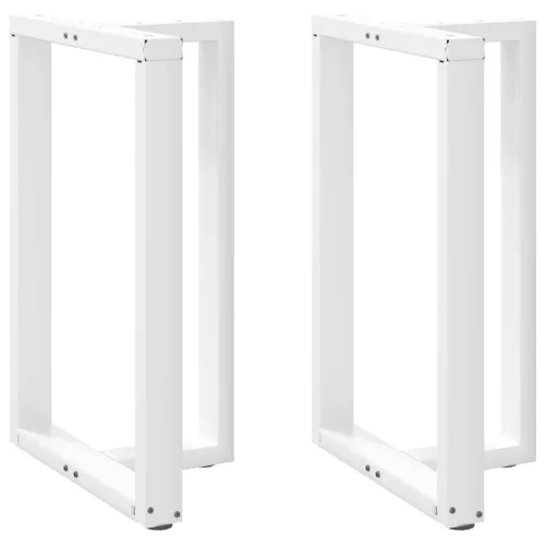 2 db T-alakú bárasztalláb, fehér, 60x35x(90-91) cm, acél