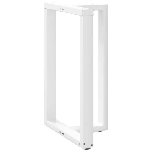  2 db T-alakú bárasztalláb, fehér, 60x35x(90-91) cm, acél