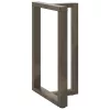  2 db fekete, T-alakú acél bárasztalláb 60x35x(90-91) cm