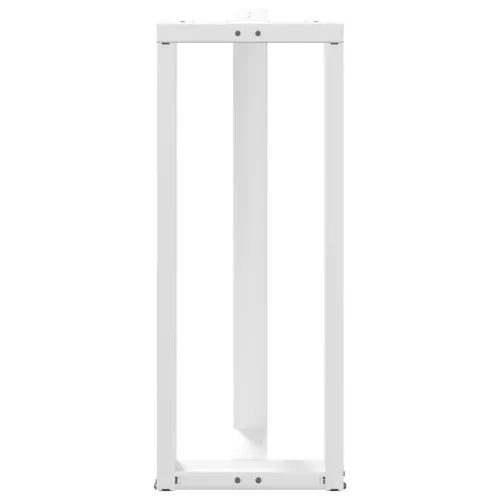  2 db T-alakú bárasztalláb, fehér, 40x35x(100-101) cm, acél