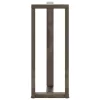  2 db fekete, T-alakú acél bárasztalláb 40x35x(100-101) cm