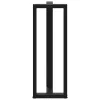  2 db fekete, T-alakú acél bárasztalláb 40x35x(110-111) cm