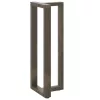  2 db fekete, T-alakú acél bárasztalláb 40x35x(110-111) cm