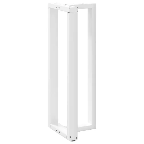  2 db fehér, T-alakú acél bárasztalláb 50x35x(110-111) cm