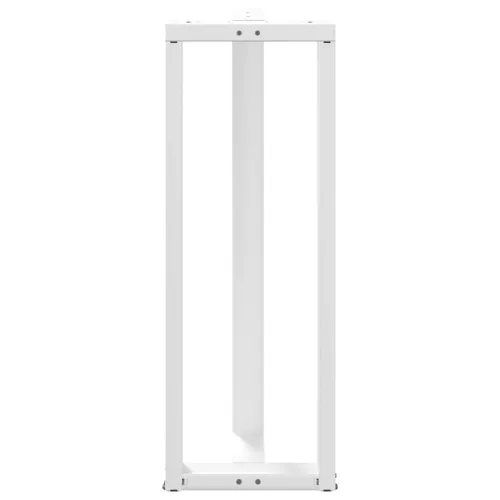  2 db fehér, T-alakú acél bárasztalláb 50x35x(110-111) cm