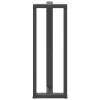  2 db antracitszürke T-alakú acél bárasztalláb 50x35x(110-111) cm