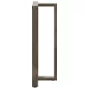  2 db fekete, T-alakú acél bárasztalláb 60x35x(110-111) cm