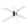  pók alakú dohányzóasztal láb fehér 98x58x(42-43) cm acél
