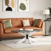  pók alakú dohányzóasztal láb fehér 98x58x(42-43) cm acél