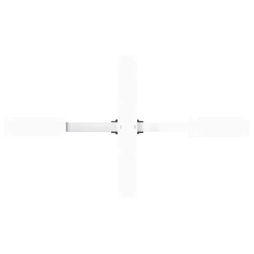  pók alakú dohányzóasztal láb fehér 98x58x(42-43) cm acél