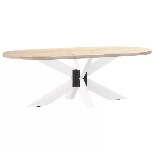  pók alakú dohányzóasztal láb fehér 98x58x(42-43) cm acél