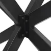  antracit színű, pók alakú dohányzóasztal láb 98x58x(42-43) cm acél