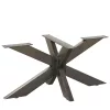  fekete, pók alakú dohányzóasztal láb 98x58x(42-43) cm acél