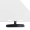  étkezőasztal pók alakú fehér acél láb 120x68x(72-73) cm