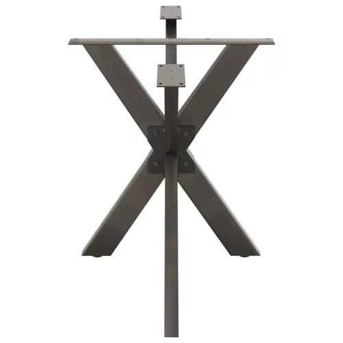  étkezőasztal pók alakú fekete acél láb 120x68x(72-73) cm