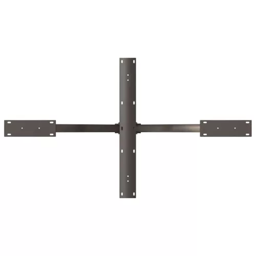  étkezőasztal pók alakú fekete acél láb 120x68x(72-73) cm