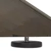  étkezőasztal pók alakú fekete acél láb 85x85x(72-73) cm