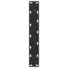  2 db U alakú dohányzóasztal láb fekete 40 x (30-31) cm acél dohányzóasztal láb