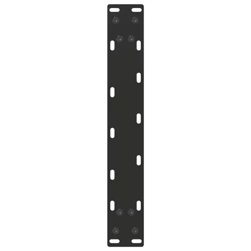  2 db U alakú dohányzóasztal láb fekete 40 x (30-31) cm acél dohányzóasztal láb