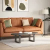  2 db antracitszürke U-alakú acél dohányzóasztal láb 40x(30-31) cm
