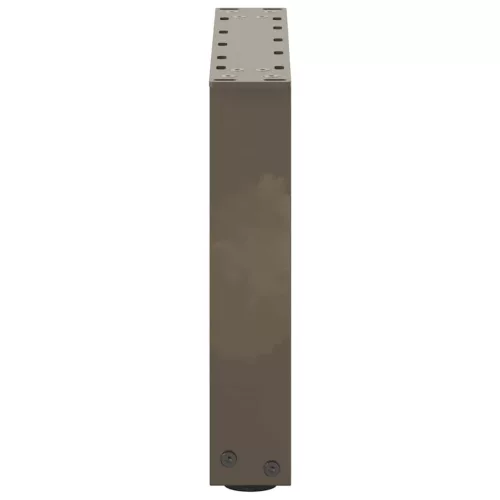  2 db U alakú natúr acél dohányzóasztal láb 40x(30-31) cm