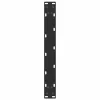  2 db fekete, U alakú acél dohányzóasztal láb 50 x (30-31) cm