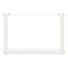  2 db U alakú fehér dohányzóasztal láb 50 x (30-31) cm acél