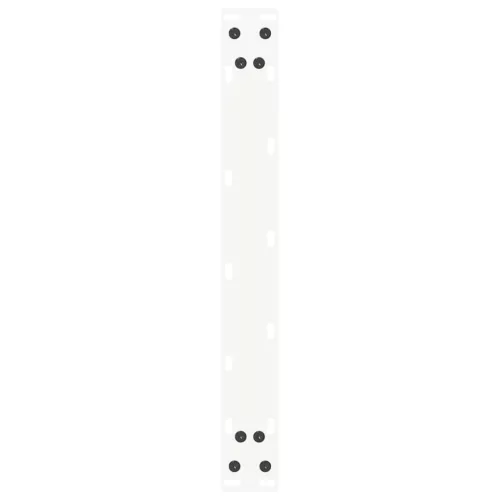  2 db U alakú fehér dohányzóasztal láb 50 x (30-31) cm acél