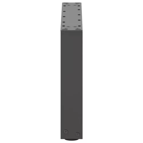  2 db antracitszürke U-alakú acél dohányzóasztal láb 50x(30-31) cm