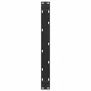  2 db U alakú dohányzóasztal láb fekete 60 x (30-31) cm acél dohányzóasztal láb