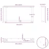  2 db U alakú dohányzóasztal láb fehér 60 x (30-31) cm acél