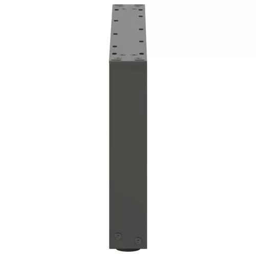  2 db antracitszürke, U alakú acél dohányzóasztal láb 60 x (30-31) cm