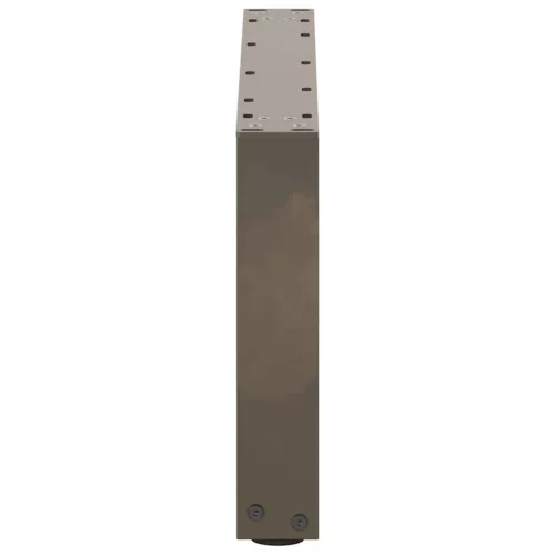  2 db U alakú dohányzóasztal láb natúr acélból 60x(30-31) cm