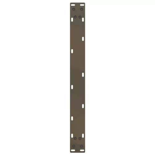  2 db U alakú dohányzóasztal láb natúr acélból 60x(30-31) cm