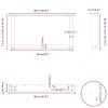  2 db U alakú dohányzóasztal láb natúr acélból 60x(30-31) cm