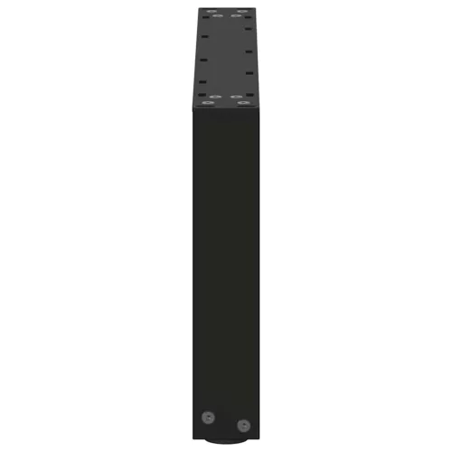  2 db U alakú dohányzóasztal láb fekete 70 x (30-31) cm acél dohányzóasztal láb