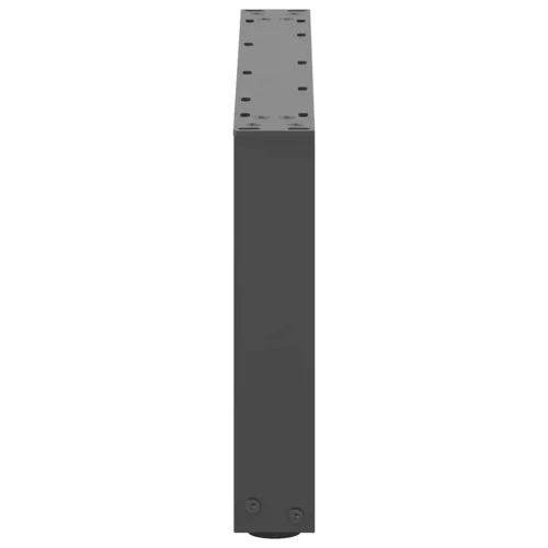  2 db antracitszürke, U alakú acél dohányzóasztal láb 70 x (30-31) cm
