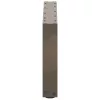  2 db U alakú natúr acél dohányzóasztal láb 70x(30-31) cm