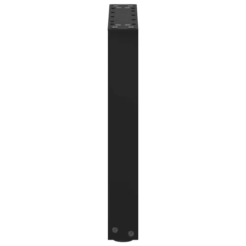  2 db U alakú dohányzóasztal láb fekete 28 x (42-43) cm acél dohányzóasztal láb