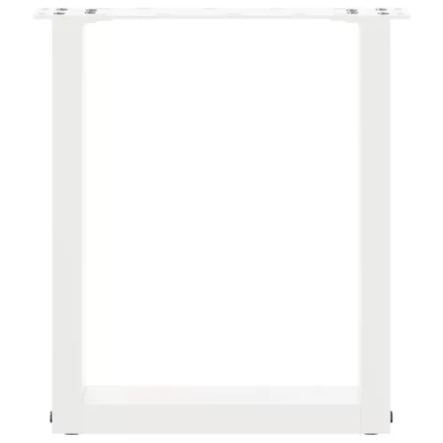  2 db U alakú dohányzóasztal láb fehér 28 x (42-43) cm acél dohányzóasztal láb