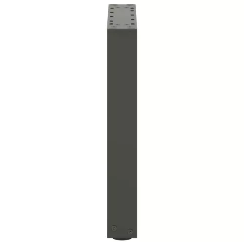  2 db antracitszürke U-alakú dohányzóasztal láb 28x(42-43) cm acél