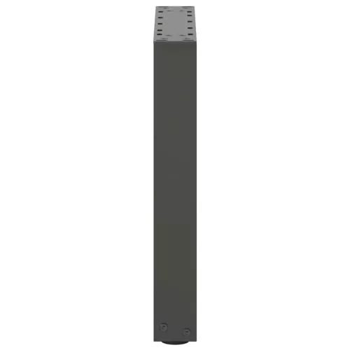  2 db antracitszürke U-alakú acél dohányzóasztal láb 38x(42-43) cm