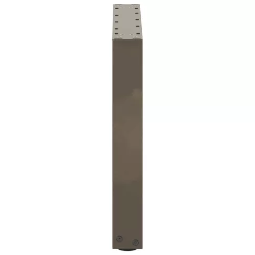  2 db U alakú natúr acél dohányzóasztal láb 50x(42-43) cm