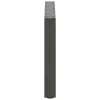  2 db antracitszürke, U alakú acél dohányzóasztal láb 60 x (42-43) cm