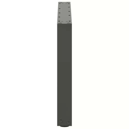  2 db antracitszürke, U alakú acél dohányzóasztal láb 60 x (42-43) cm
