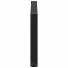  2 db U alakú dohányzóasztal láb fekete 70 x (42-43) cm acél dohányzóasztal láb